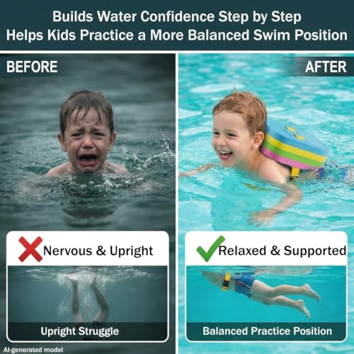 Swim Float Kids Secure Training: Safety Dual-Lock Buckle 140 lb Test Lesson