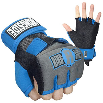 Ringside Gel Boxing MMA Hand Wraps - color: Red/Black, size: Small