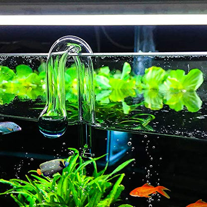 Glass CO2 Drop Checker Aquarium Hang On CO2 Monitor CO2 Detector for Aquarium Planted Tank