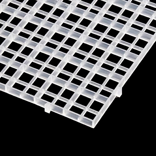 6Pcs Grids Bottom Isolate Tray Aquariums Divider Tray Fish Tanks EggCrate Light Diffuser Divider Filter AquaticSupply