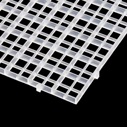 6Pcs Grids Bottom Isolate Tray Aquariums Divider Tray Fish Tanks EggCrate Light Diffuser Divider Filter AquaticSupply