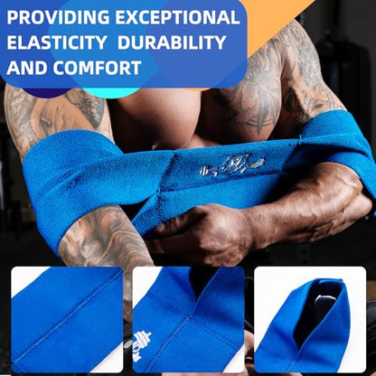 MANUEKLEAR Bench Press Band, Sling Bench Press Band for Men and Women Power Weight Lifting Fitness - Push Up Exercise Assistance Bench Block Increase Strength Gym Workout Equipment - color: 140-220lbs Blue