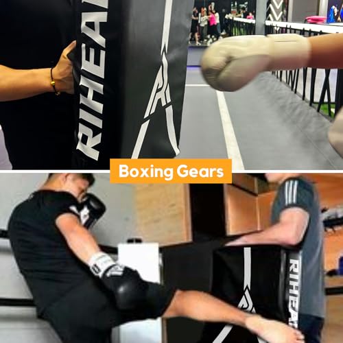 Martial Arts Kicking Shields Pad for Muay Thai, Taekwondo, Football, Basketball Training - Denser Foam, Longlasting PU Leather Kick Shield - style: 24x16in White