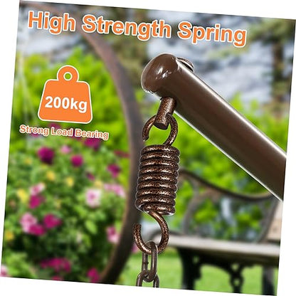 Hammock Spring Buckle for Hanging Chair Hook, Alloy Coffee