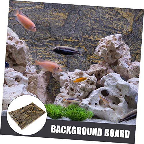 Custom Reptile Tank Decor 3D Terrarium Background Board Natural Background Spider Reptile Aquarium