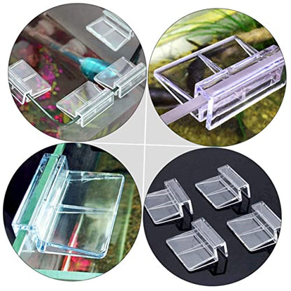 BESPORTBLE 20pcs Acrylic Support Bracket for Aquarium Cover Transparent Fish Tank Cover Frame Holder for Tank for Open and Reptile Habitats