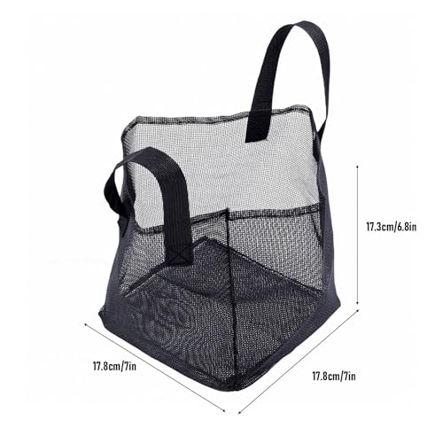 4PCS Aquatic Plant Pots, Reusable PVC Pond Planting Bags with Sturdy Handles, Aquatic Plant Baskets, Grow Bags for Island Live Aquarium Flowers, Convenient to Storage (Square) - size: Square
