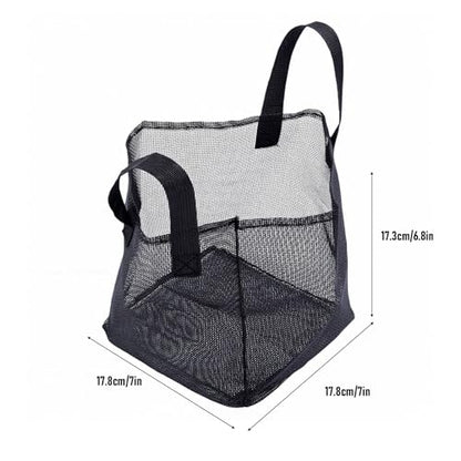 4PCS Aquatic Plant Pots, Reusable PVC Pond Planting Bags with Sturdy Handles, Aquatic Plant Baskets, Grow Bags for Island Live Aquarium Flowers, Convenient to Storage (Square) - size: Square