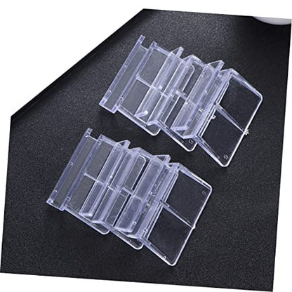 Didiseaon 20pcs Acrylic Fish Tank Cover Support Bracket for Aquarium Practical Holder for Tanks Safe and Fish Cover Frame