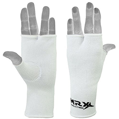 MRX Muay Thai Boxing Inner Gloves Protective Hand Wrap - color: White, size: X-Large