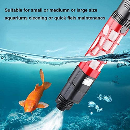 Accessory Set Electric Aquarium Gravel Cleaner Vacuum, Sludge Extractor Aquarium Fish Tank Water Changer Automatic Gravel Cleaner Aquarium Cleaner Kit Vacuum Siphon Pump for Sand Washing Aquari