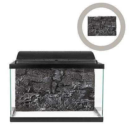 FOMIYES Aquarium Background 3D Fish Tank Background 45X30X5CM Reptile Tank Backdrop