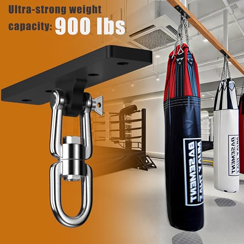 Heavy Bag & Punching Bag Hanger, Wall, Ceiling, Beam Mount Options - color: Ceiling - Flat Bracket