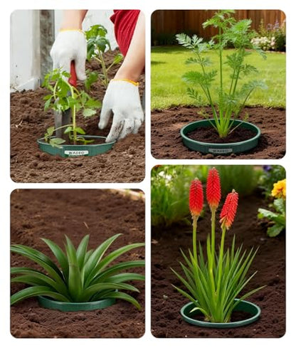 7 inch Planting Grow Rings, 12 PCS Plant Rings for Outdoor Plants, Perfect for Deep Root Watering Veggies Herbs and Flowers - size: 12PCS