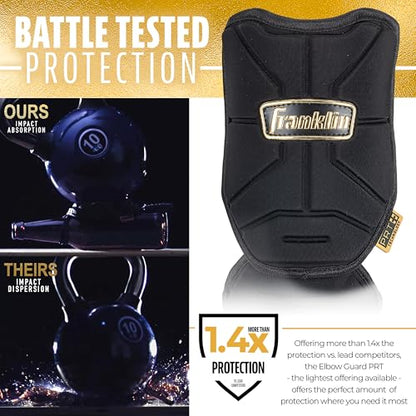 Franklin Sports PRT Baseball + Softball Elbow Guard - color: Camo/Gold, size: Adult