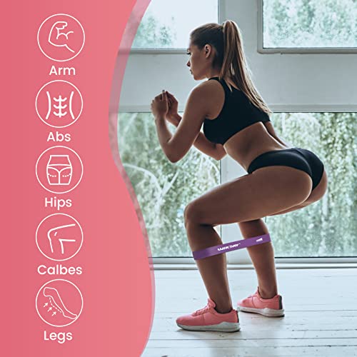 WIKDAY Resistance Bands with Handles for Exercise,beginners - color: 150LBS COLOR-PINK LOOP