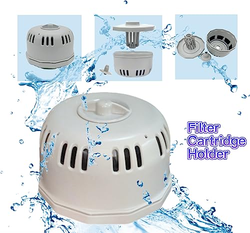 P6653 P05343 Hot Tub Filter Cartridge Holder Replacement, Fits Filter VI, Inflatable Spa Filter Housing Cover & Base Assembly, Compatible Replacement Parts, No Filter Included