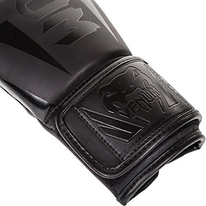 Venum Elite Boxing Gloves - color: Black, size: 12-Ounce