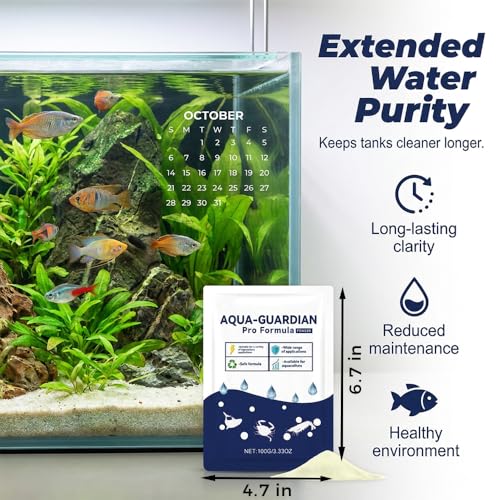 Aquatic Care Powder for Pond and Aquarium, 2026 New Aquatic Care Powder for Fish Shrimp & CrabEasy-Mix Pond and Aquarium Water Care Support, Maintenance Friendly Daily Water Care,100g (1)