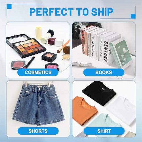 Poly Mailers 14.5x19 Inch 200 Pcs, Large Shipping Bags for Clothing, Waterproof Strong Adhensive Mailing Bags for Small Business, Tear-resistant Mailers Poly Bags Mailing Envelopes White
