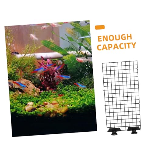 ORFOFE 1 Set Aquarium Divider Plastic Grid Sturdy Fish Tank Partition Board for Isolation and Breeding Easy Installation Compatible with Various Efficient Filtration Grid