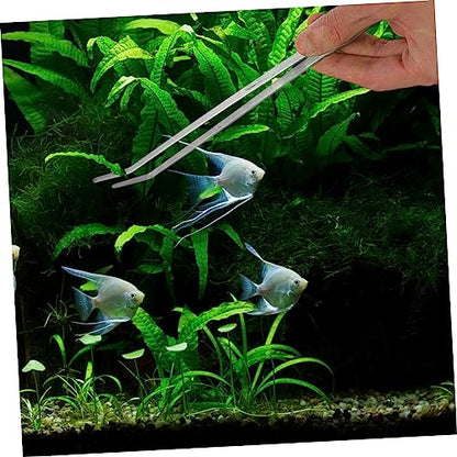 Generic 1set Aquascaping Tools Aquarium Scissors Tweezers and Spatula for Fish Tank Maintenance Essential Tools for Aquatic Plants and Substrate Care
