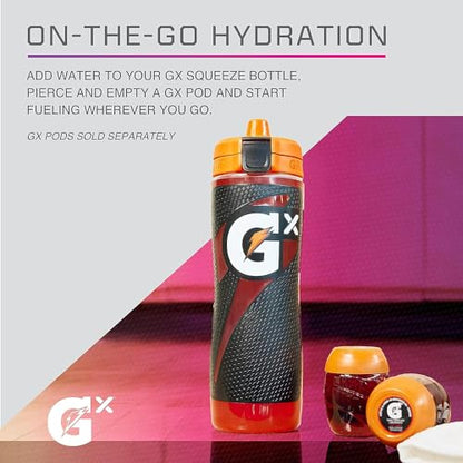 Gatorade Gx NFL Non-Slip Squeeze Bottles, 30 fl oz, Gx Hydration System - color: Minnesota Vikings