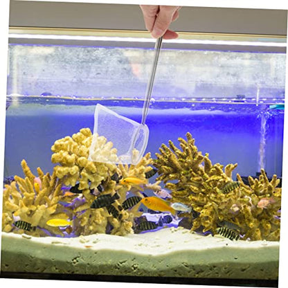 UPKOCH Mini Telescopic Aluminum Alloy Fishing Net Lightweight Compact Shrimp Scoop for Aquarium Use Delicate