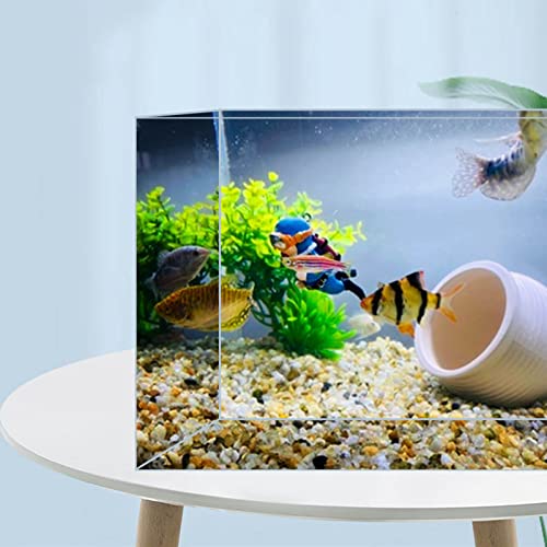 Floating Fish Tanks Decoration Diver Aquariums Landscaping Decorations Floating Ornament Cartoon Landscape