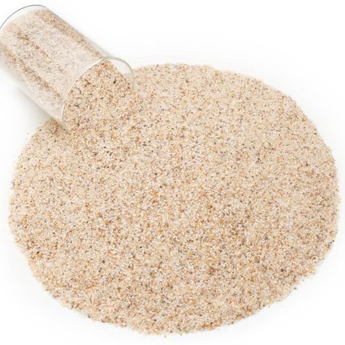 1mm Horticultural Sand for Plants, 5lb Coarse Sand for Landscaping, Desert Silica Horticultural Grit for Succulents & Cactus, Decorative Gravel for Aquariums, Gold Grit for Bonsai, Vase