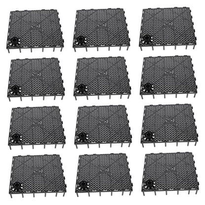 12pcs Aquarium Divider Board Isolation Plates for Fish Tanks Bottom Plates Dense Design for Circulation and Oxygenation