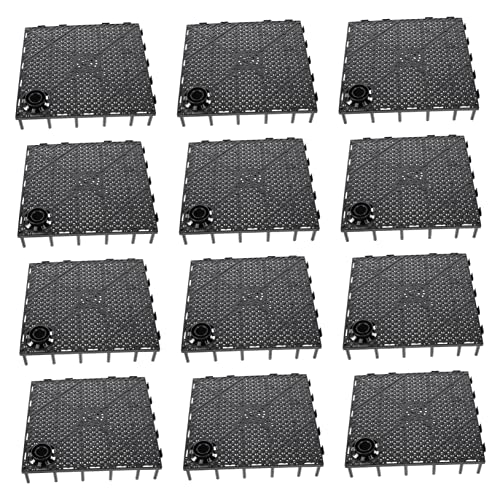 12pcs Aquarium Divider Board Isolation Plates for Fish Tanks Bottom Plates Dense Design for Circulation and Oxygenation
