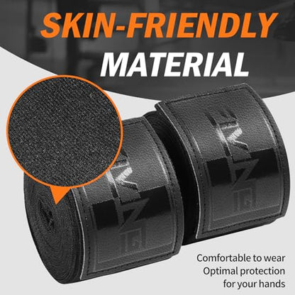 Premium Handwraps 180 inches for Men & Women - color: Black, size: 4.5m
