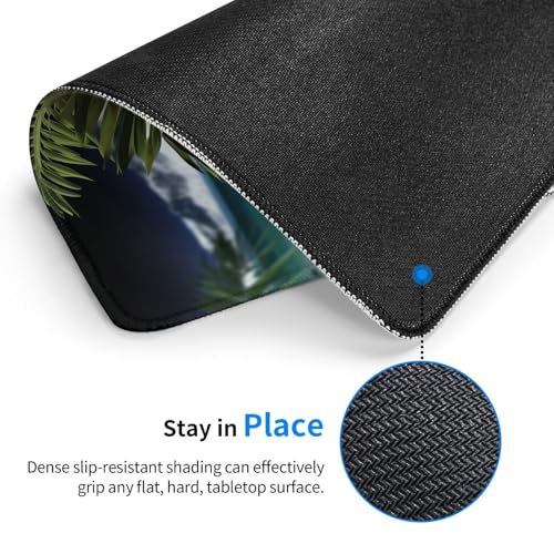 Mouse Pad Washable Mousepad with Non-Slip Rubber Base Tropical Flowers Mouses Mat for Laptop Desk Pad Gaming Mousepad for Office Computer Home 10x12Inch - color: Tropical Flowers
