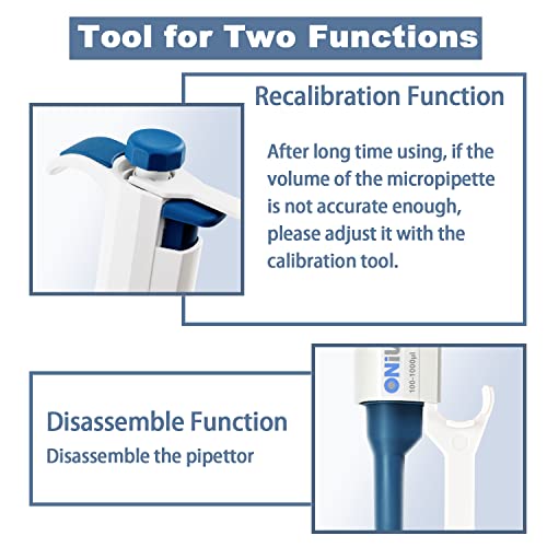 ONiLAB Single Channel Pipettors Adjustable Volume Micro Pipettes, 0.1-2.5μl (7010101001) - size: 0.1-2.5μl
