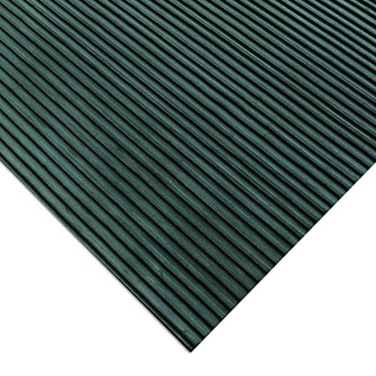 Rubber-Cal Ramp Cleat Non-Slip Outdoor Rubber Mats - 1/8" Thick x 3ft x 3ft Floor Mat - size: 36"L x 36"W x 0.1"Th