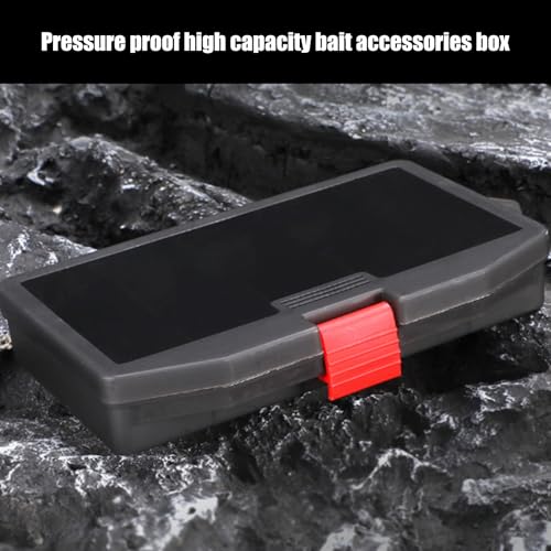 Grids Fishing Tackle Box Waterproof Seal Fishing Tool Storage Box Lures Baits Storage Case with Adjustable Compartments