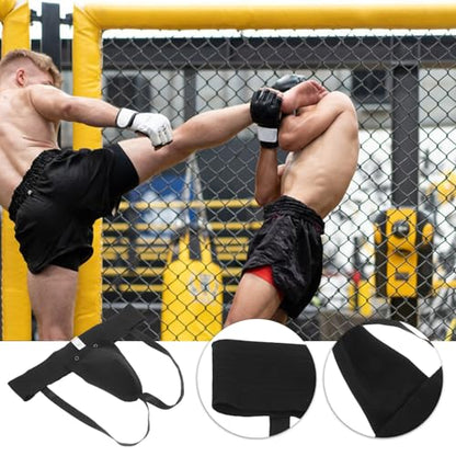 Professional Groin Protector Breathable Training Groin Guard Reusable Crotch Guard for Martial Arts Boxing MMA Men’S Medium Sports Protective Gear