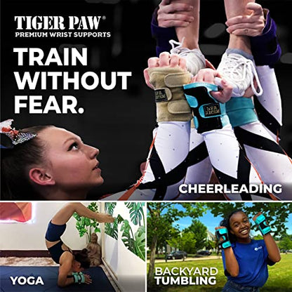 Tiger Paw Gymnastics Wrist Supports, Sold in Pairs - color: Black, size: Large (150 to 210 pounds)