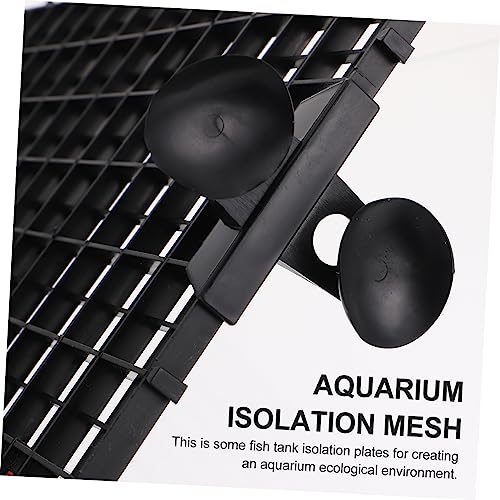 GANAZONO 1set Aquarium Divider Cups Fish Tank Isolation Mesh for Easy Installation