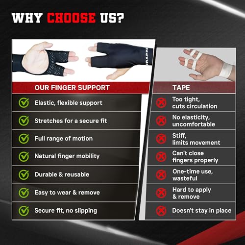 Finger Support Athletic Compression Gloves, Splint Alternative, Unisex L | Athletic Buddy Tape & Trigger Finger Sleeve & Brace, Arthritis Pain Relief & Joint Stabilizer for All Sports - size: Large, style: Original Glove