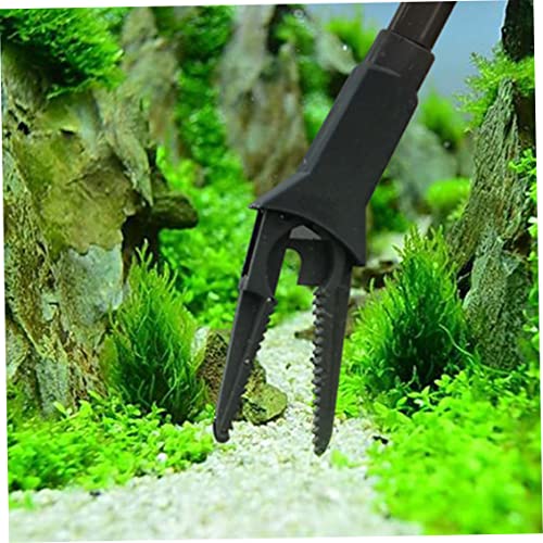 Aquarium Tongs Long Handle Aquatic Grass Plant Clamp Cleaning Tweezer for Fish Tank 50cm Algae Scrapers