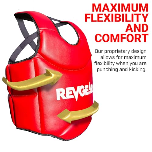 Revgear Muay Thai Reversible Chest Protector, MMA, Kickboxing, Karate - size: X-Large