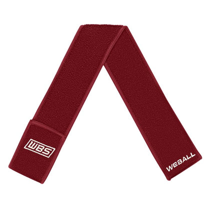 We Ball Sports Streamer Football Towel, Sports Towel with Hook and Loop Fastener to Clean Football Visor and Gloves (Maroon, Adult) - color: Maroon
