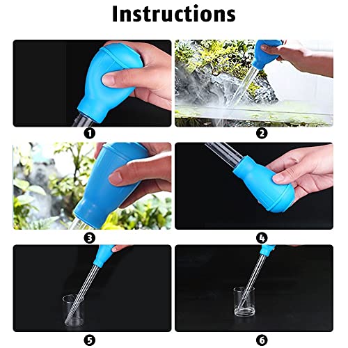 Coral Feeder Tubes, 2Pcs Aquarium Liquid Fertilizer Feeder Aquatic Bottom Feeder Pipette for Reef Anemones Coral Shrimp