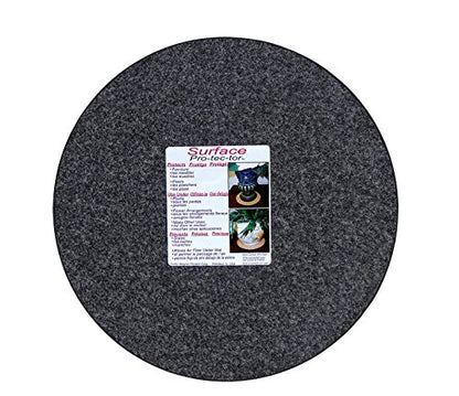 MA-1400 Synthetic Fabric Plant Mat, 14-Inch, Charcoal/Walnut Brown (Packaging label may vary)