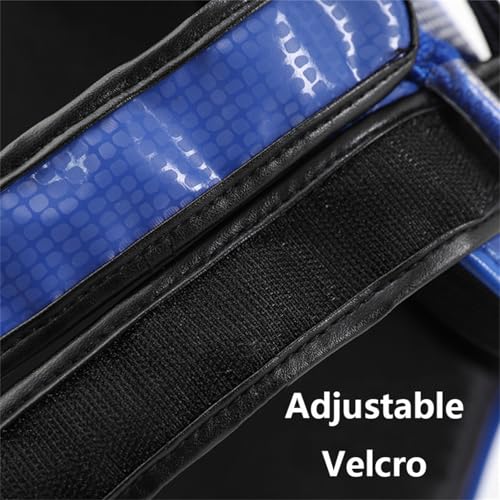 Martial Arts Chest Protector, Taekwondo Boxing MMA Muay Thai Kickboxing Karate Sparring Body Guard Training Protective Pad - color: Blue, size: Medium