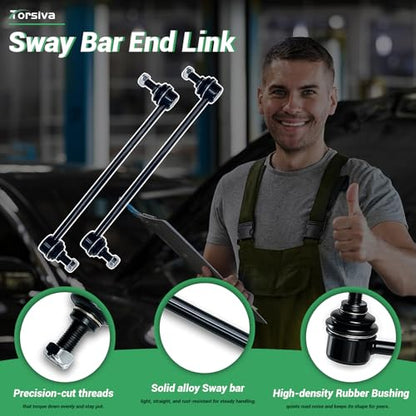 2PCS Front Stabilizer Sway Bar End Links Fit for Compatible with Hyundai 2013 2014 2015 2016 2017 2018 Santa Fe/Santa Fe Sport, 2013-2019 Santa Fe XL, for Kia 2014-2015 Sorento K750659 - size: K750659 X2