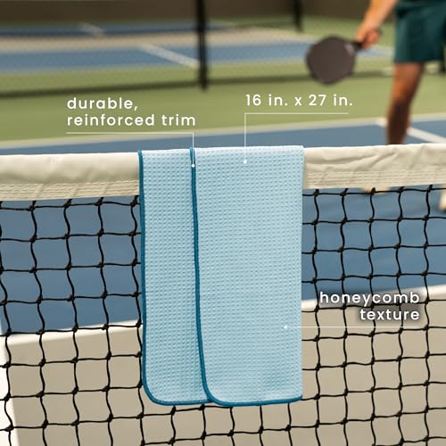 S&T INC. Microfiber Gym Towels, 3 Pack, 16" x 27", Honeycomb Pastels | Absorbent and Lightweight, Quick-Dry, Compact for Gym Bag, Yoga and Travel, Machine Washable - color: Honeycomb Pastels