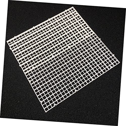 FOMIYES White Aquarium Panel 6 Pcs Lattice Plate for Fish Tank Divider Tray Fish Survival Easy to Use